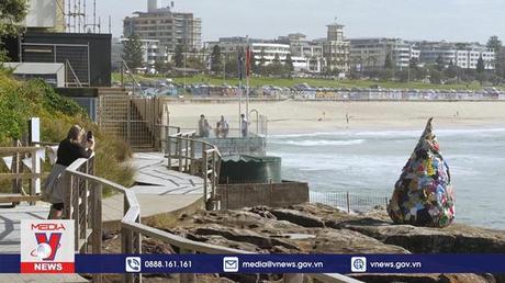 Tác phẩm nghệ thuật từ rác thải biển