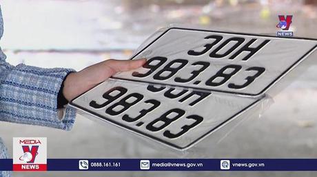 Người dân mong chờ đấu giá biển số xe đẹp