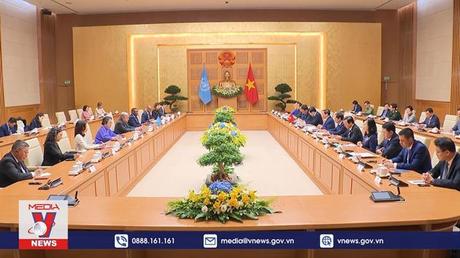 Thủ tướng hội kiến với Tổng thư ký Liên hợp quốc