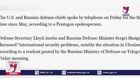 Mỹ hối thúc Nga giữ liên lạc về vấn đề Ukraine