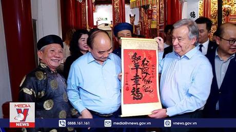 Tổng thư ký LHQ thăm các địa danh văn hóa, lịch sử biểu tượng của Hà Nội