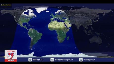 Nhật thực một phần ở Bắc bán cầu