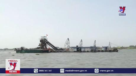 Nâng công suất khai thác mỏ cát phục vụ tuyến tránh Long Xuyên