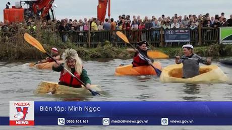 Cuộc đua thuyền bí ngô kỳ thú ở Bỉ