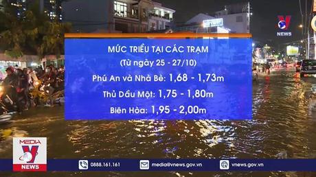 TP HCM đối mặt triều cường cao đến hơn 1,7m