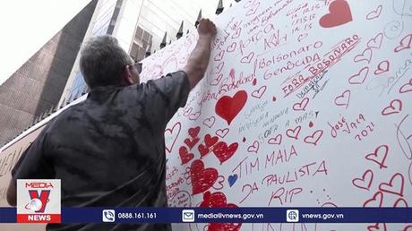 Brazil tưởng nhớ nạn nhân đại dịch Covid-19