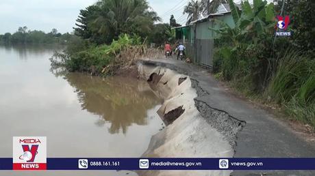 Sạt lở đầu nguồn sông Tiền diễn biến phức tạp