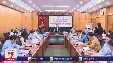 Nghiên cứu xây dựng tổ chức cơ quan thực thi chính sách