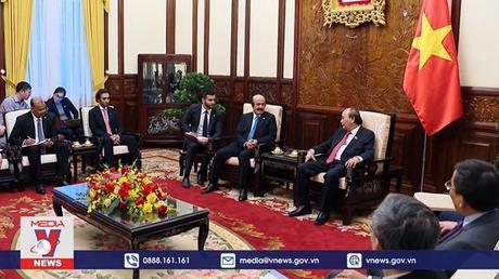 Chủ tịch nước tiếp đại sứ Qatar chào từ biệt