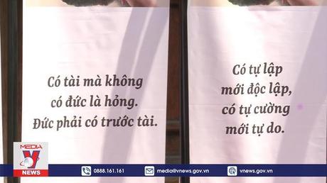 Danh ngôn của Chủ tịch Hồ Chí Minh trên thư pháp Hàn Quốc