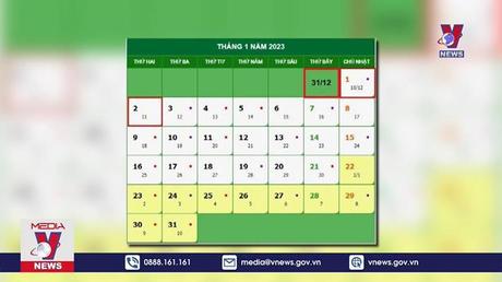 Người lao động được nghỉ tối đa 3 ngày Tết Dương lịch