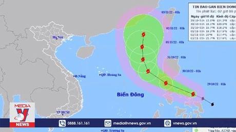 Bão Nalgae tăng cấp trước khi vào Biển Đông 