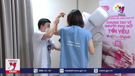 Khám tầm soát ung thư vú cho 3.400 phụ nữ