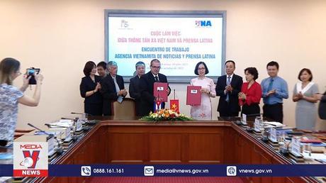 Cuộc làm việc giữa Thông tấn xã Việt Nam và Prensa Latina