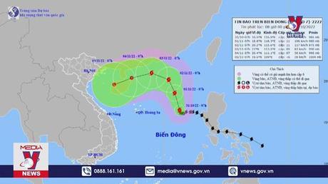 Bão số 7 có xu hướng mạnh lên