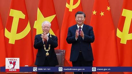 Lễ trao tặng Tổng Bí thư Nguyễn Phú Trọng Huân chương Hữu nghị nước CHND Trung Hoa 
