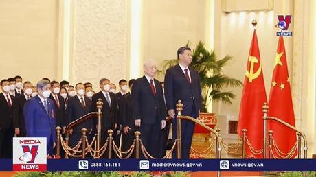 Tổng Bí thư, Chủ tịch nước Tập Cận Bình chủ trì Lễ đón chính thức Tổng Bí thư Nguyễn Phú Trọng