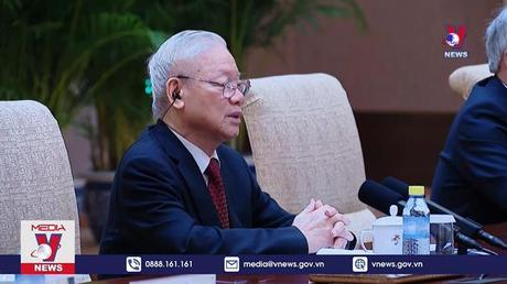 Tổng Bí thư hội kiến Chủ tịch Chính hiệp toàn quốc Trung Quốc