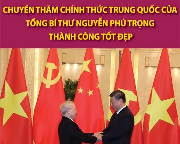 Chuyến thăm chính thức Trung Quốc của Tổng Bí thư Nguyễn Phú Trọng thành công tốt đẹp