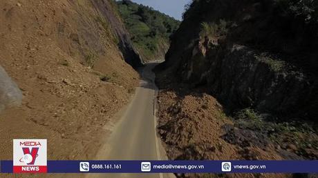 Khẩn trương khắc phục sạt lở trên tuyến đường tỉnh 435