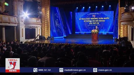 TTXVN đoạt 20 giải thưởng tại Lễ trao giải Toàn quốc về Thông tin đối ngoại lần thứ VIII