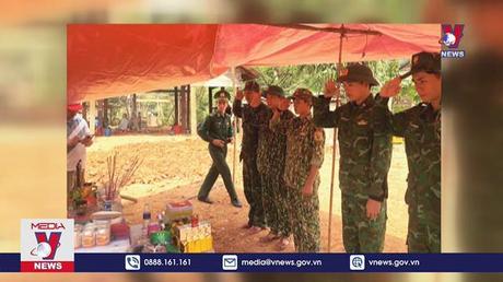 Phát hiện một hài cốt liệt sỹ cùng các di vật tại Quảng Bình 