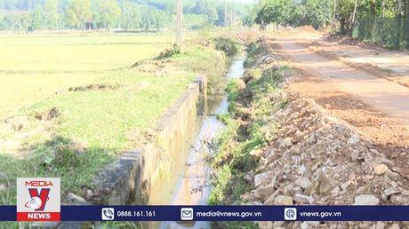 Kênh Nước Đỏ hư hỏng nặng, cần sớm có giải pháp sửa chữa