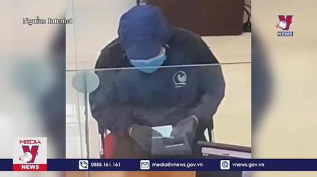 Truy bắt kẻ nghi cầm súng cướp ngân hàng 