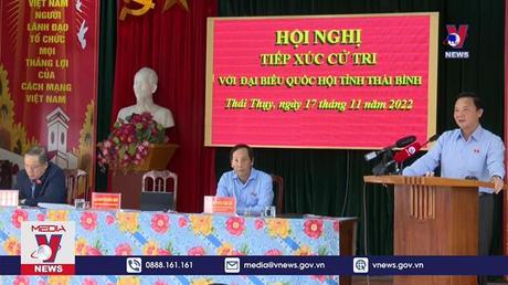 Phó Chủ tịch Quốc hội Nguyễn Khắc Định tiếp xúc cử tri tại Thái Bình