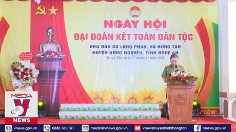 Ngày hội Đại đoàn kết toàn dân tộc tại cụm dân cư Làng Phan