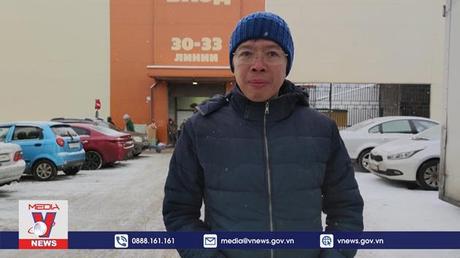 Nhiều hàng của người Việt bị cháy ở chợ Sadovod, Moskva