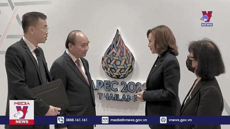 Chủ tịch nước gặp Phó Tổng thống Hoa Kỳ Kamala Harris