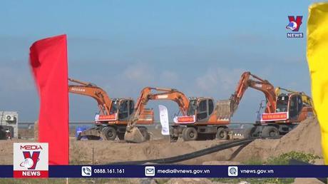 Khởi công xây dựng Tuyến đê biển Nam Đình Vũ 