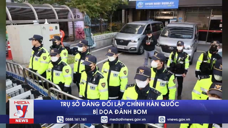 Trụ sở đảng đối lập chính Hàn Quốc bị dọa đánh bom