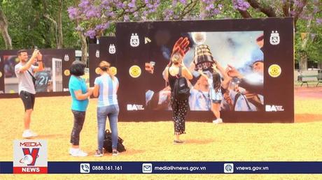 Người dân Argentina bắt đầu đắm chìm trong không khí World Cup