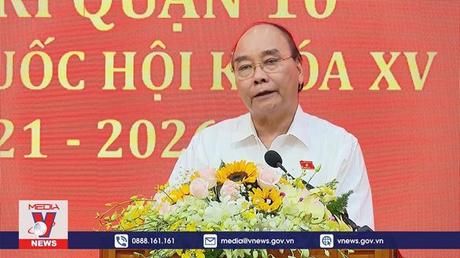 Chủ tịch nước tiếp xúc cử tri thành phố Hồ Chí Minh thành phố Hồ Chí Minh