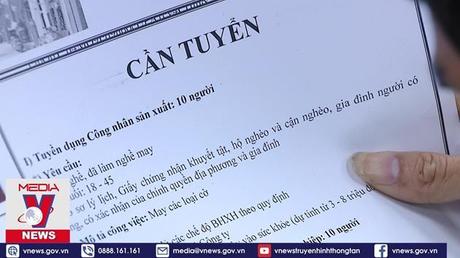 Nhiều vị trí việc làm dành cho người khuyết tật