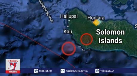 Động đất mạnh tại Solomon, có cảnh báo sóng thần