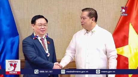 ﻿Chủ tịch Quốc hội hội đàm với Chủ tịch Hạ viện Phillippines