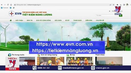 Xuất hiện web giả mạo thương hiệu EVN