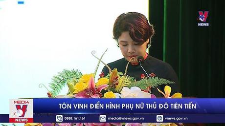 Tôn vinh điển hình phụ nữ thủ đô tiên tiến