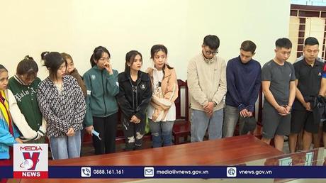 Thanh Hóa bắt quả tang 15 đối tượng sử dụng trái phép ma túy