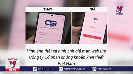 Cảnh báo thủ đoạn giả mạo website các công ty chứng khoán 