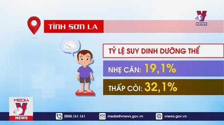 Suy dinh dưỡng giữa các vùng miền vẫn chênh lệch lớn