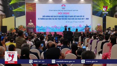 Đội ngũ cán bộ Mặt trận cơ sở đóng góp quan trọng trong xây dựng hệ thống chính trị