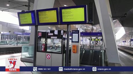 Đường sắt tại Áo tê liệt do đình công