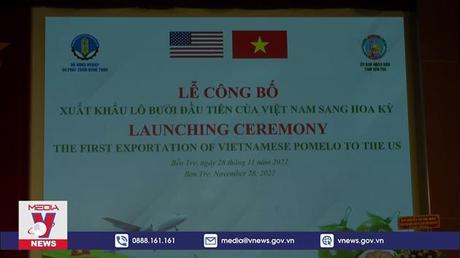 Công bố xuất khẩu lô bưởi đầu tiên của Việt Nam sang Hoa Kỳ