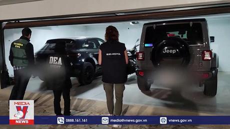Triệt phá siêu tổ chức buôn bán ma túy ở châu Âu