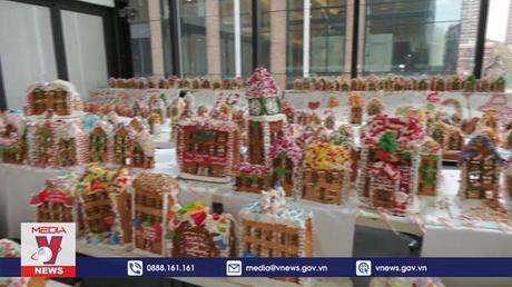 Hương vị Giáng sinh từ ngôi làng bánh gừng khổng lồ