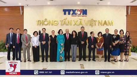 TTXVN và Đảng Lao động Mexico tăng cường hợp tác 